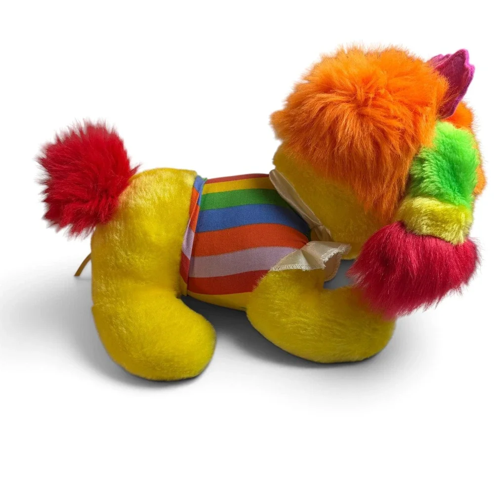 Rainbow Brite Puppy Dog Yellow Plush Toy Play LLC Hallmark Star 10 Inch